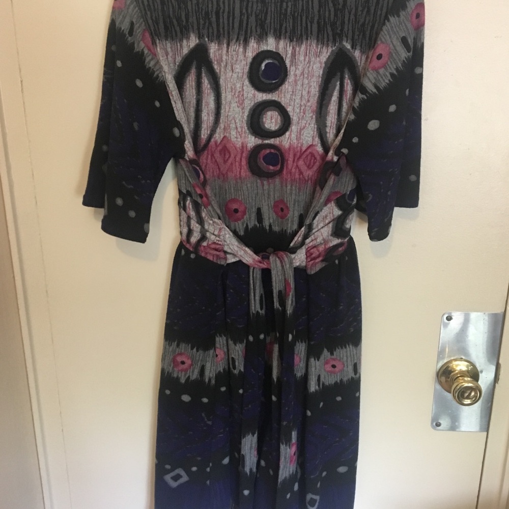 Multi-pattern Dress - Picture 2 of 2